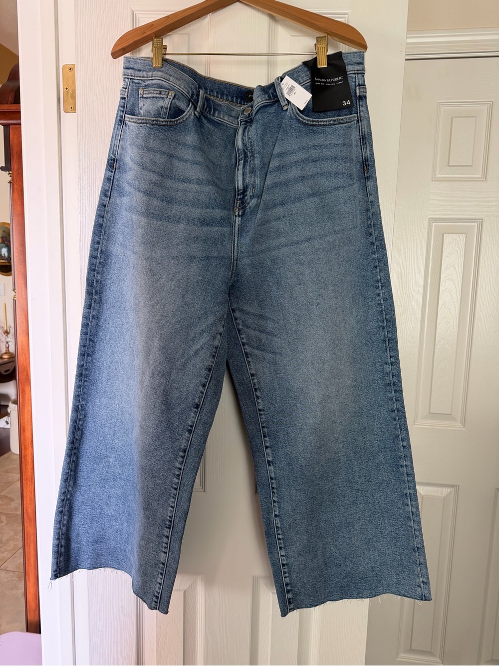 Banana Republic Light Blue Wide Leg Flare Jeans